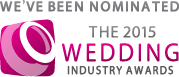 Nominated for the 2015 Wedding Industry Awards